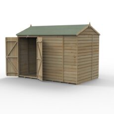 5013053201251 1 4LIFE Reverse Apex Shed 10x6 Double Door No Windows Installation.jpg